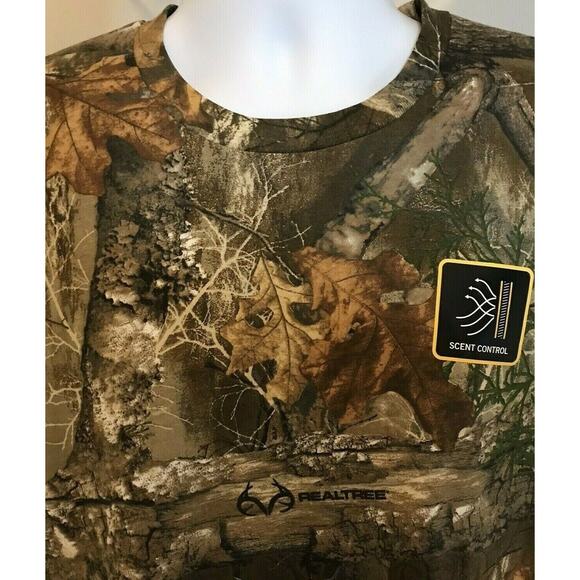 Realtree Edge Scent Control Tee Shirt T- Shirt. Size Men’s Large NEW - Picture 3 of 9